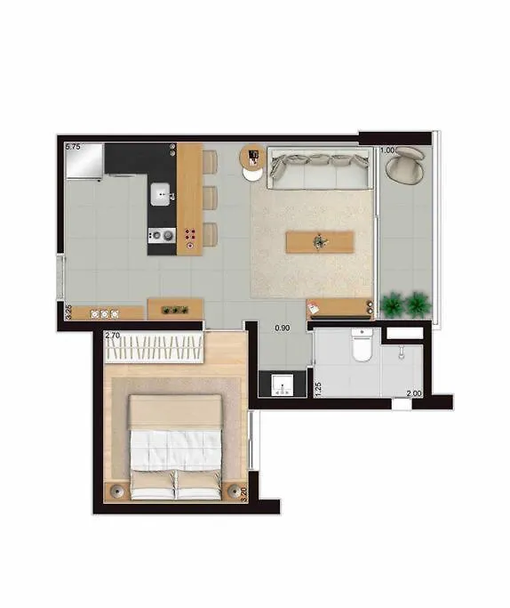 Apartamento Sao Paulo Prox. Allianz Park/Espunimed Apartment